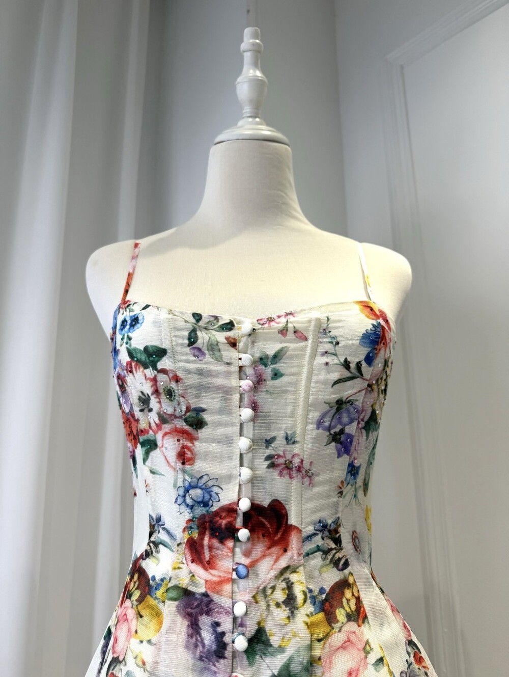Camilla corset dress with short flared skirt In I left my heart in granada - Picture 7 of 15